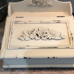 A storage box for mail jewelry scarves cards